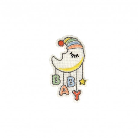 Ecusson bebe - Lune baby