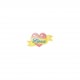 Ecusson bebe pastel - Coeur love