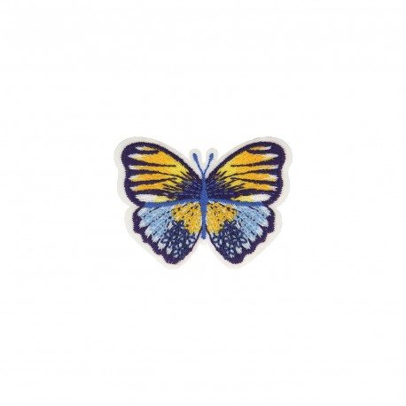 Ecusson animaux fleuris - Papillon